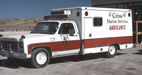 Cross Marine Ambulance Emergency Film Services.