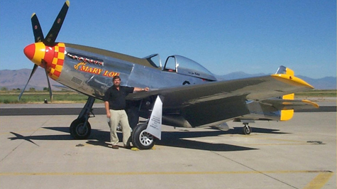 Mustang Fighter Airplane.